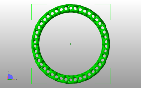 镂空手镯俯视图