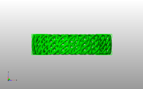 镂空手镯侧视图