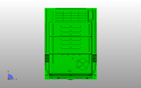 马自达车厢壳体俯视图