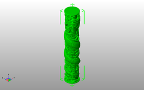  盘龙柱子斜视图