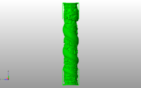  盘龙柱子主视图