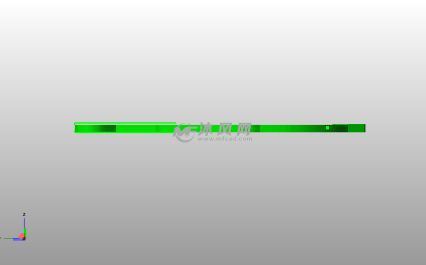  胖小熊书签侧视图