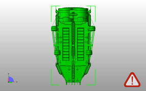 气垫船模型俯视图