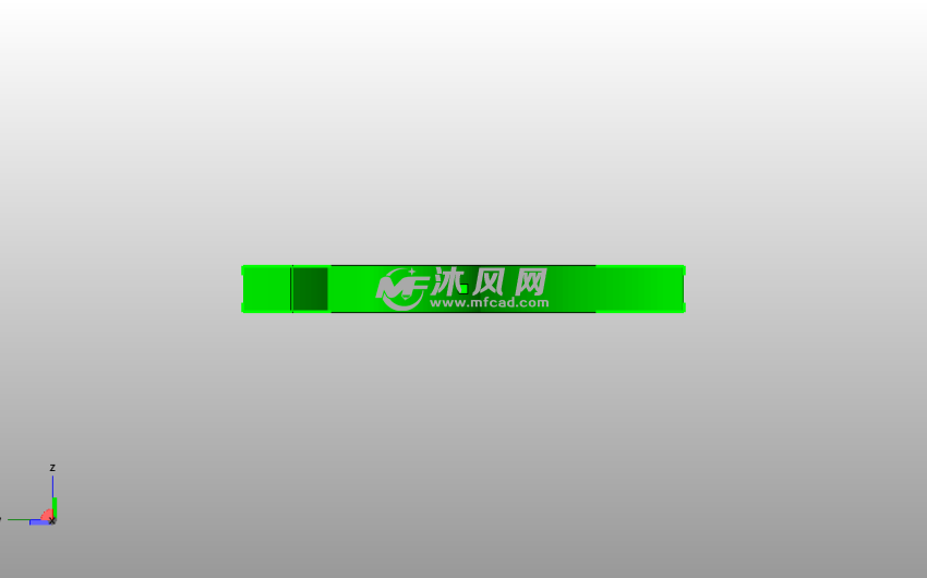 圣诞小鸟吊坠侧视图