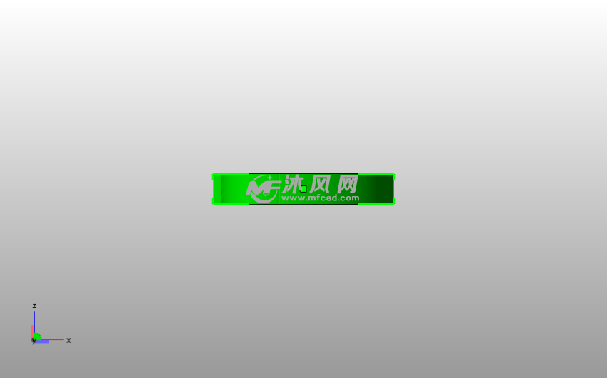 圣诞小鸟吊坠主视图