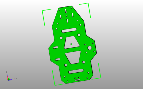 四轴翼无人机框架顶