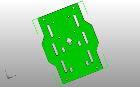 四轴翼无人机框架底