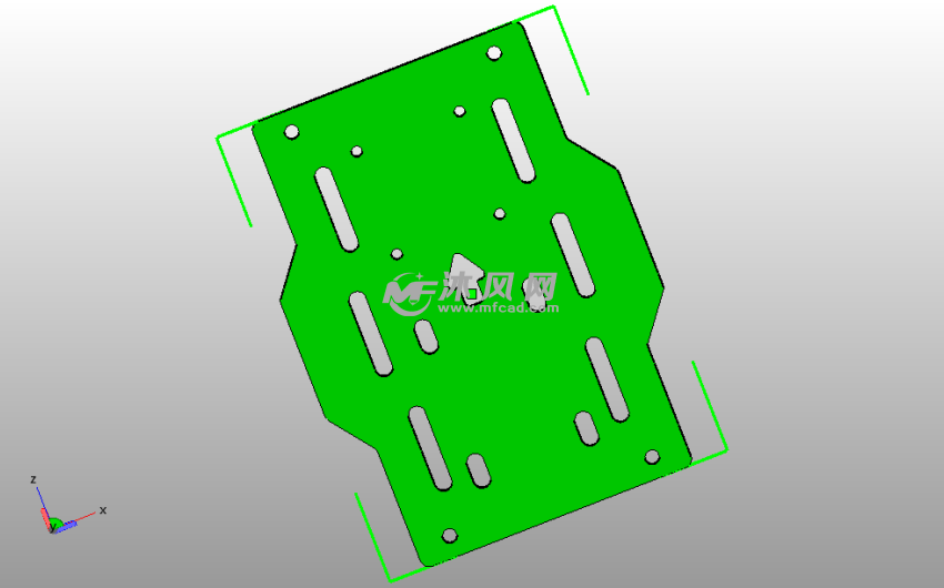 四轴翼无人机框架底