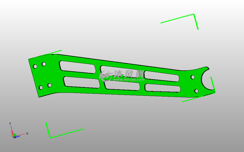 四轴翼无人机框架螺旋桨架
