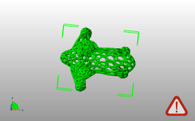 泰森多边形镂空驯鹿俯视图