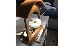 喂鸟水果架实物图侧面