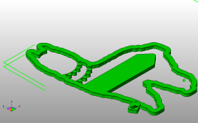 小山羊书签斜视图