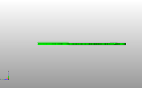 小山羊书签侧视图