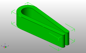 小纸夹子斜视图