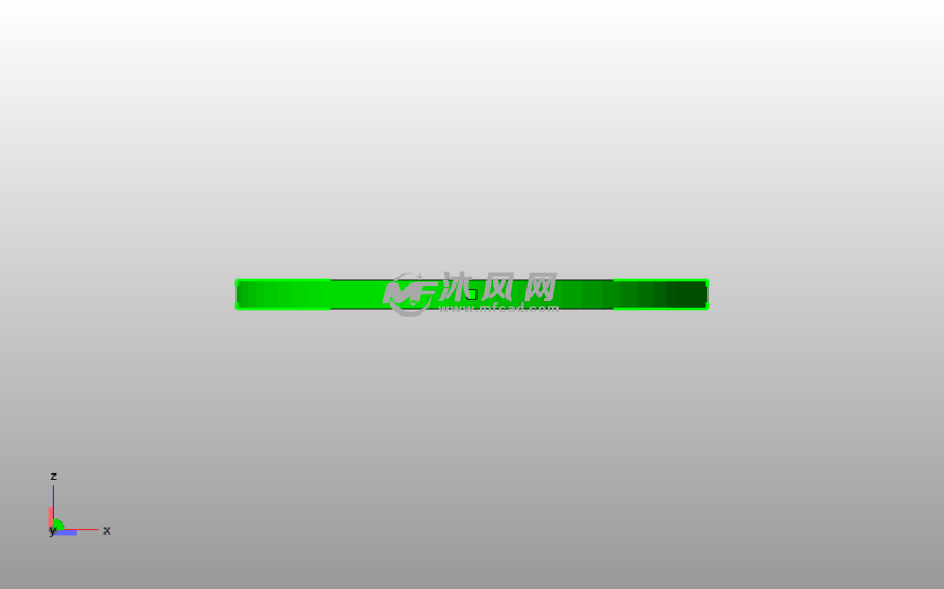 旋转陀螺项链主视图