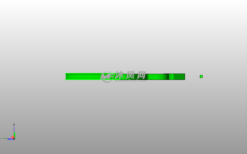 雪花雪糕钥匙链主视图