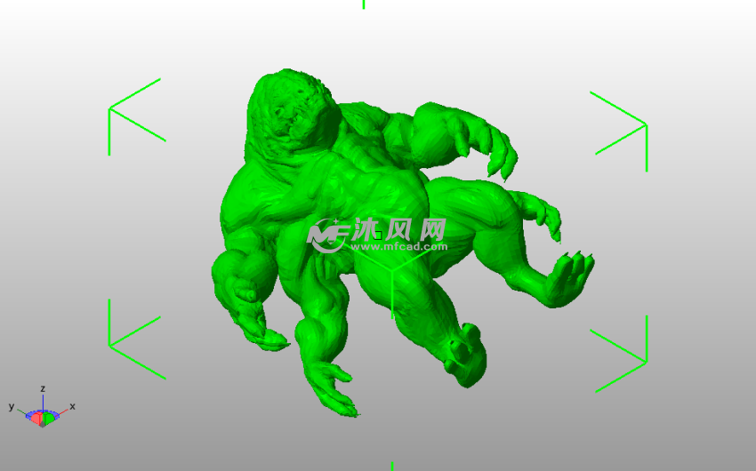 雪球大怪物斜视图