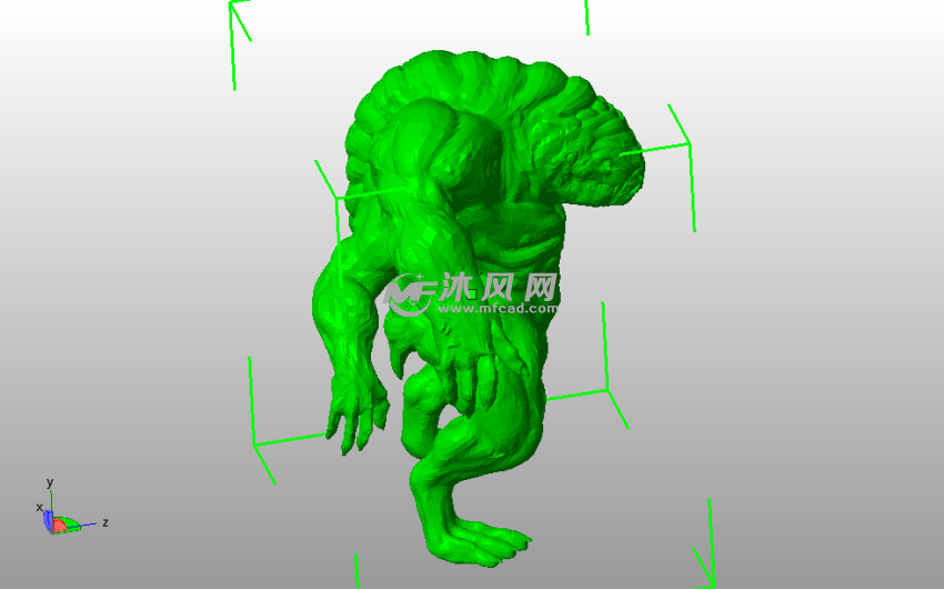 雪球大怪物侧视图