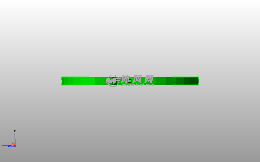 野马钥匙链主视图