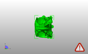 鹰头骨模型俯视图