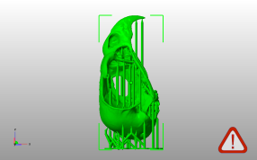 鹰头骨模型主视图