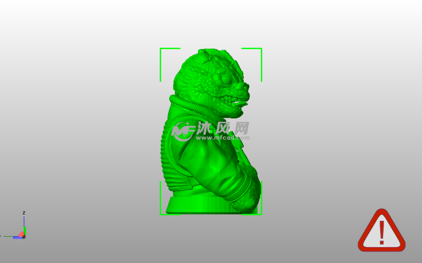 星球大战Bossk侧视图