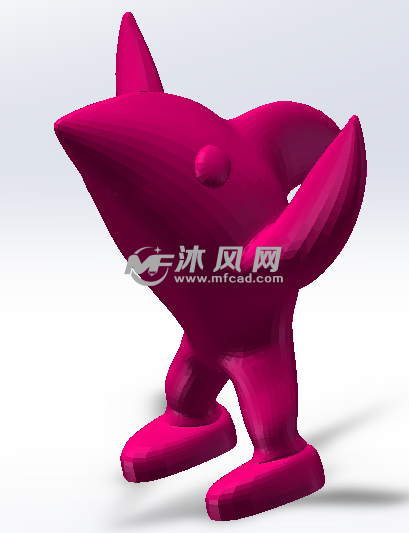 飞鲨粉红色材料效果图