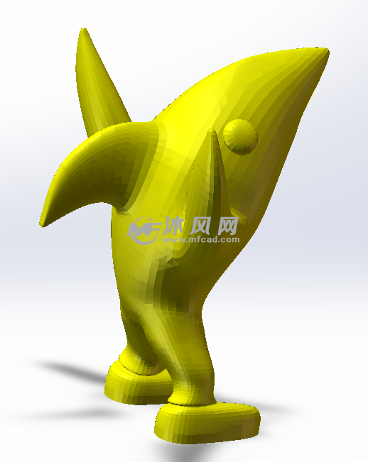 飞鲨侧面效果图