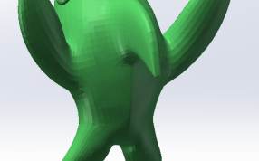 绿色材料打印效果图