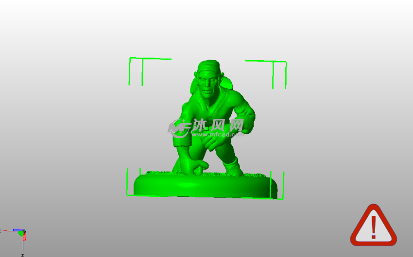 侦察兵模型主视图