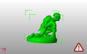 侦察兵模型侧视图