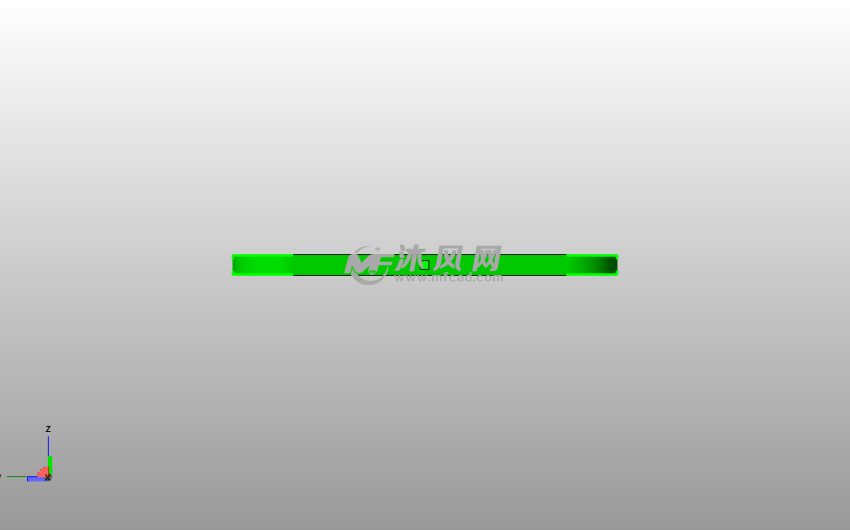 纸张曲别针侧视图