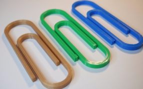 纸张曲别针实物图