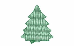 装饰墙面2D松树效果图