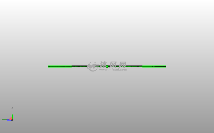 2D鹰模型侧视图