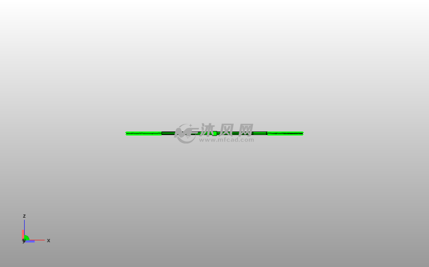 2D鹰模型主视图