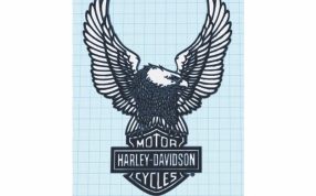 2D鹰模型打印图