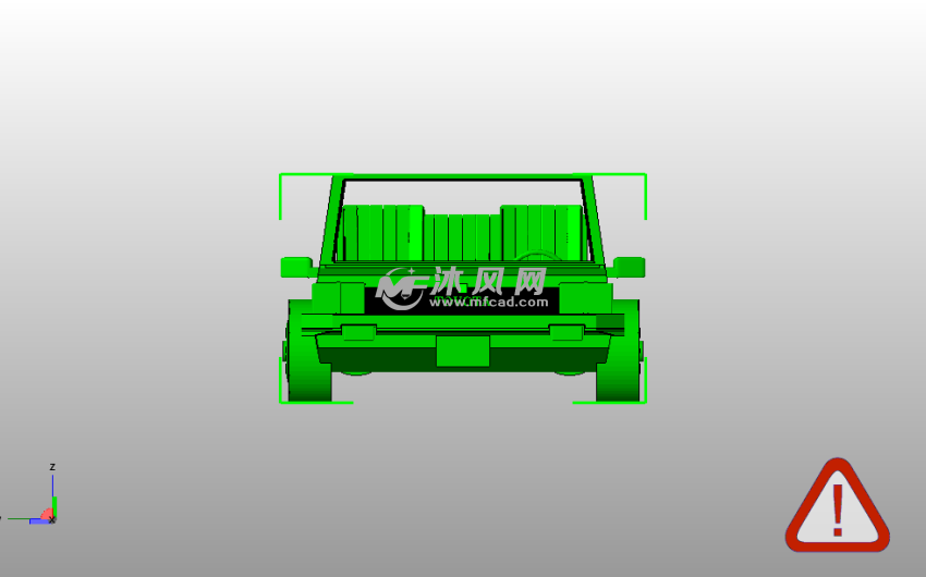  80年代小汽车主视图