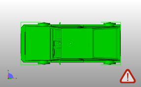  80年代小汽车俯视图