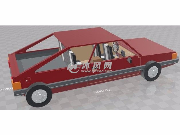  80年代小汽车效果图