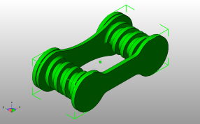 SLS粉末测试件斜视图