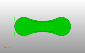 SLS粉末测试件主视图