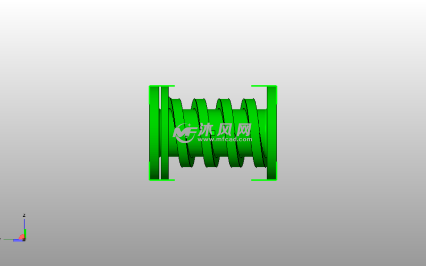 SLS粉末测试件侧视图