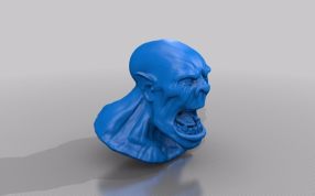 奥克斯半身像斜视图