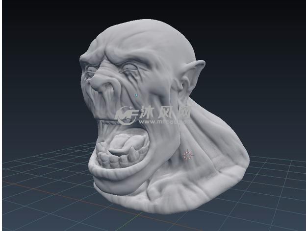 奥克斯半身像效果图