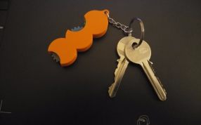 齿轮钥匙链实物图挂钥匙