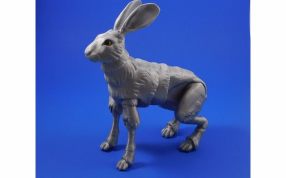 机器人兔子实物图-站