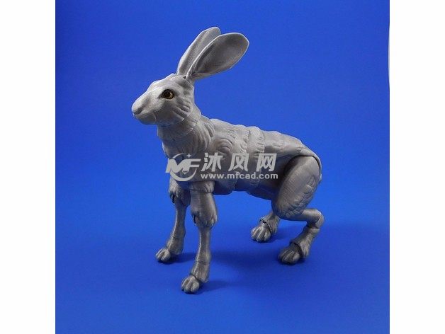 机器人兔子实物图-站