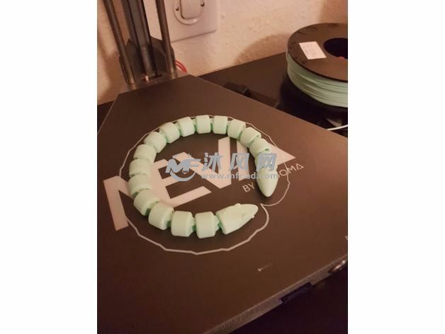 简单铰接蛇玩具打印图