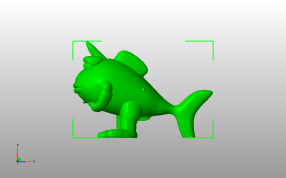 库卡鱼模型侧视图